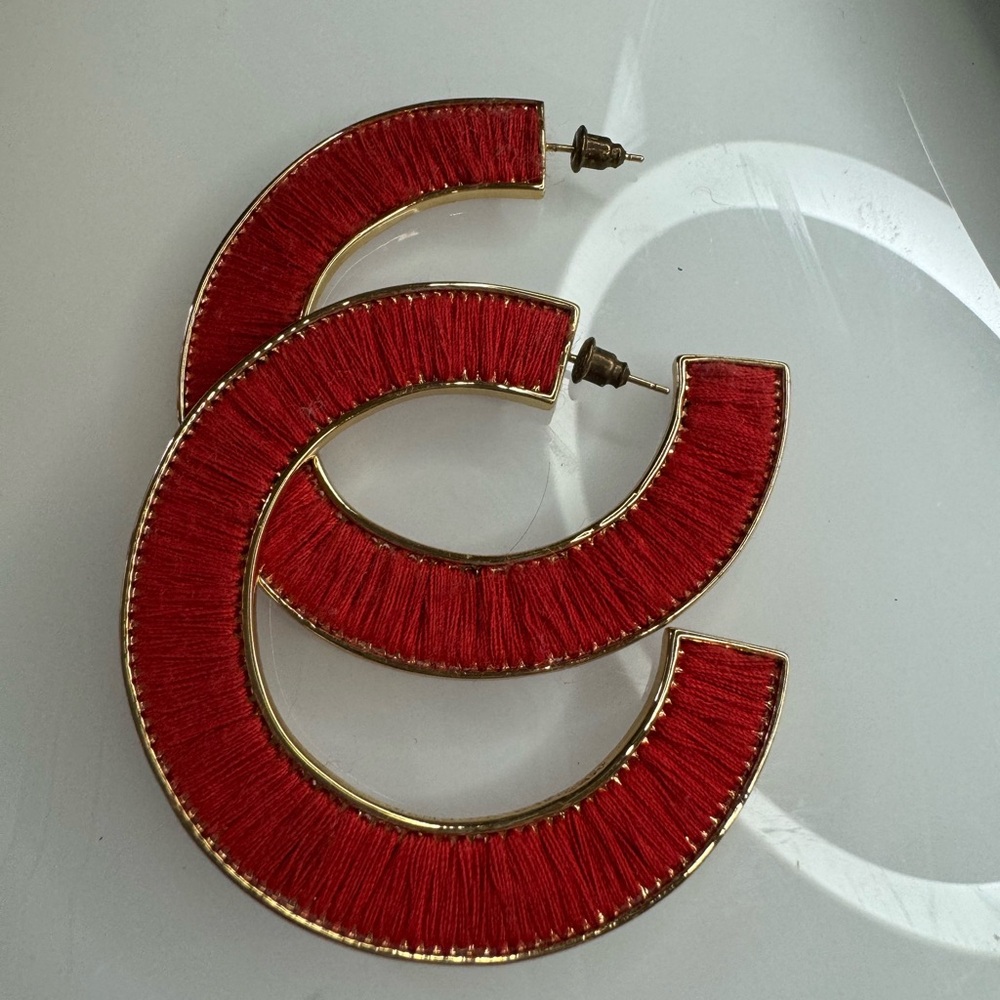 Mignonne Gavigan Red Fiona Hoops